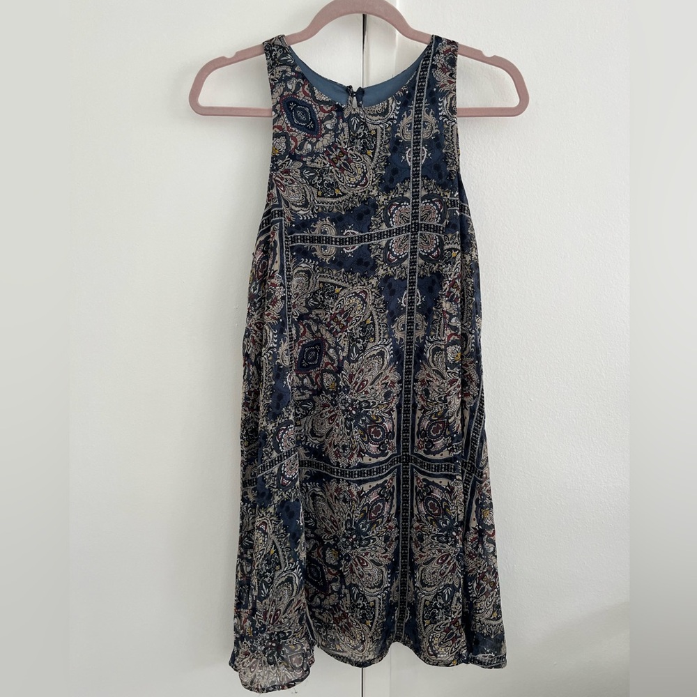 Paisley Print Dress